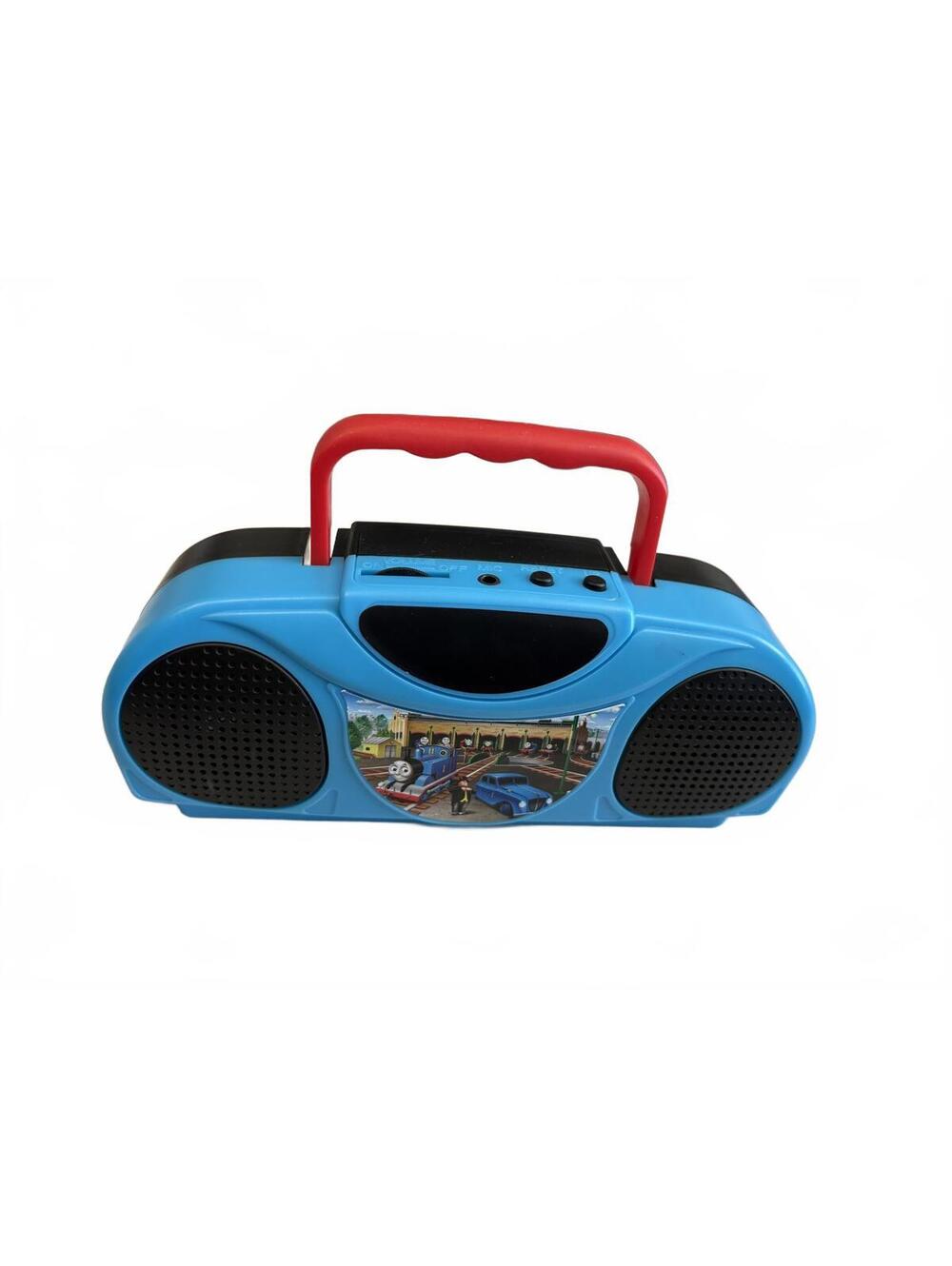 Thomas & Friends Kids Boombox Radio Blue Red Portable Tested Working